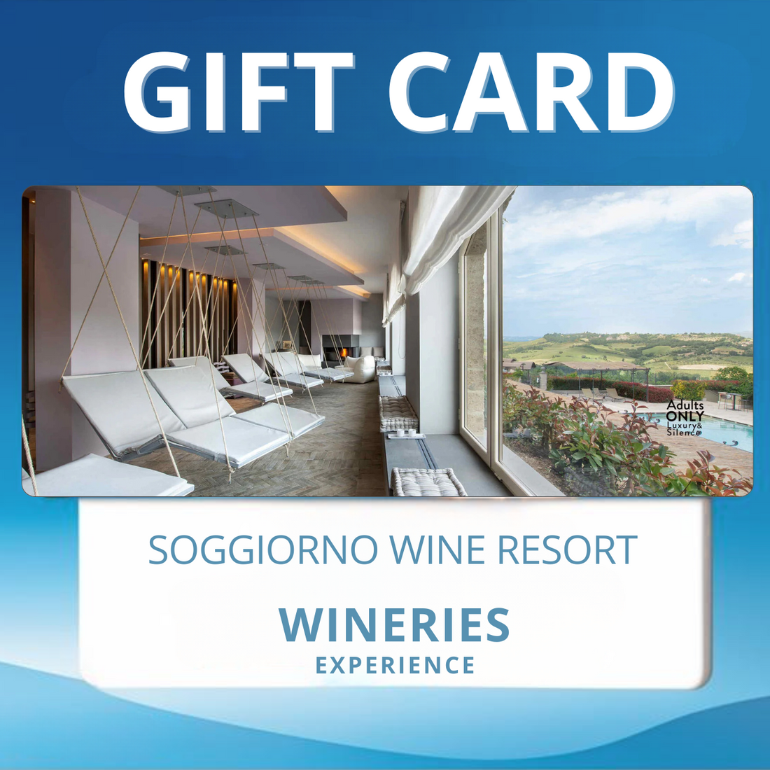 Gift Card Soggiorno romantico wine resort solo adulti - Cofanetto Regalo WINERIES