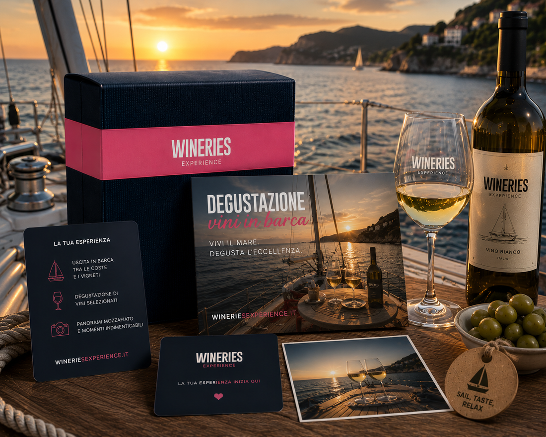 Gift Card Degustazione vini in barca - Cofanetto Regalo WINERIES