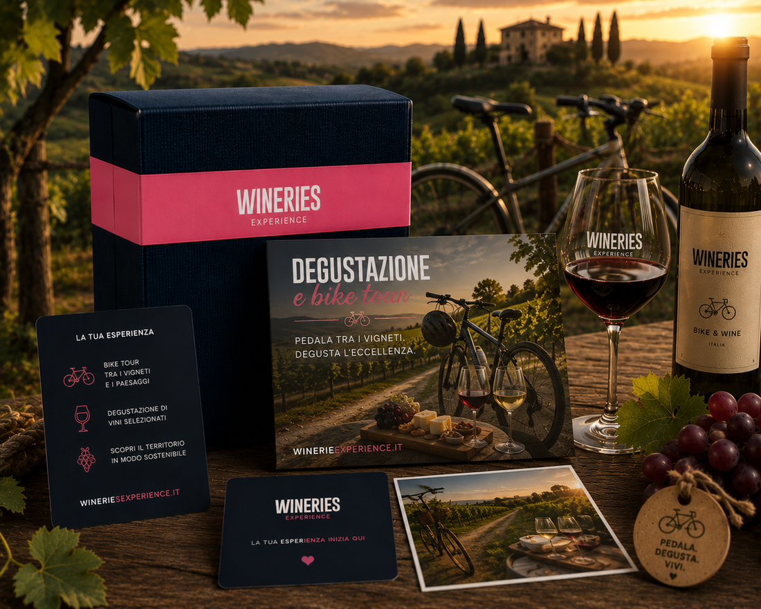Gift Card Degustazione e bike tour - Cofanetto Regalo WINERIES