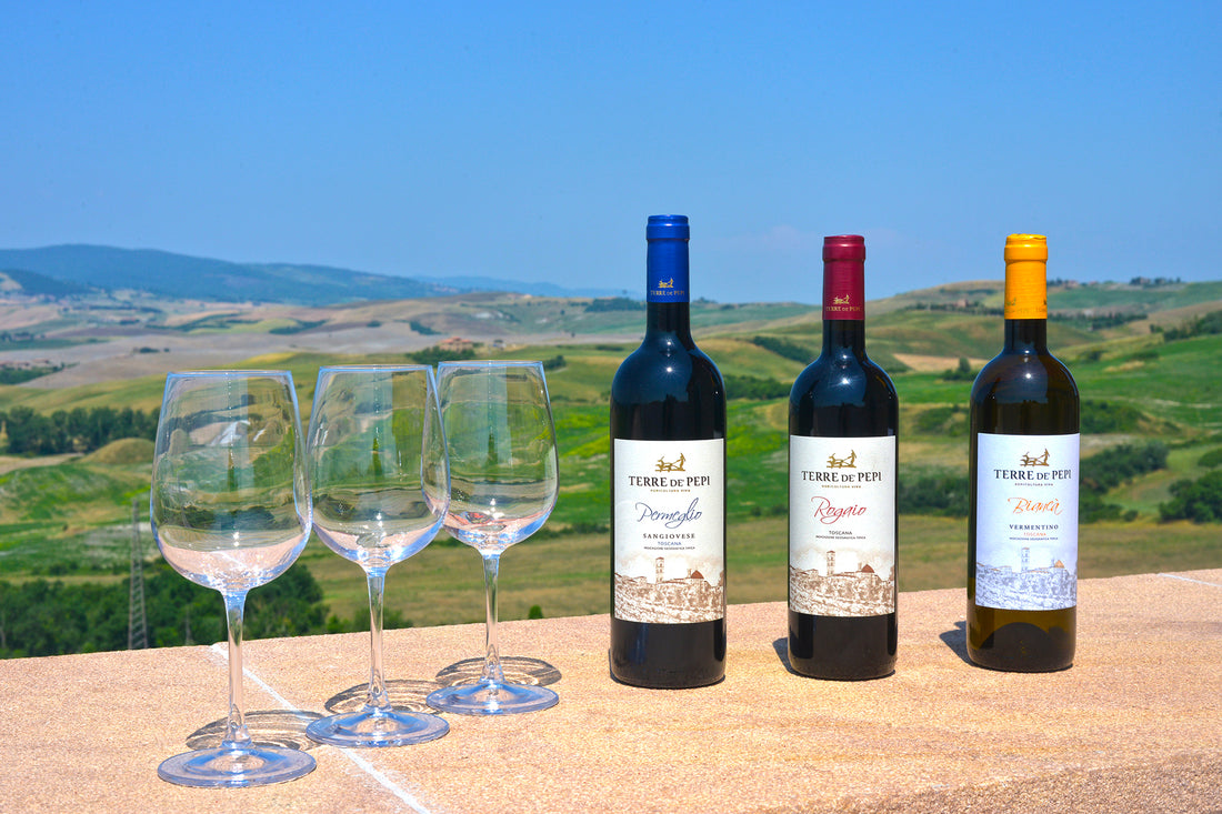 Terre de Pepi - Vini di Volterra: emozioni sensoriali di agricoltura VIVA Toscana Terre de Pepi