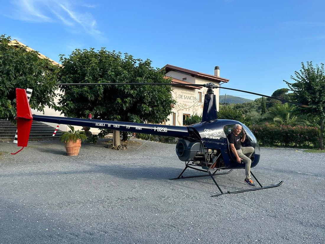 De Sanctis - Helicopter flight and tasting in Frascati
